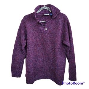 Vintage Wool Blend Fishing Sweater